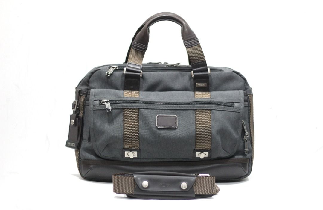 Vintage Tumi 222634AT2 Alpha Bravo Pinckney Expandable Flap Brief 17 laptop bag 15 pilot flight bag banker briefcase