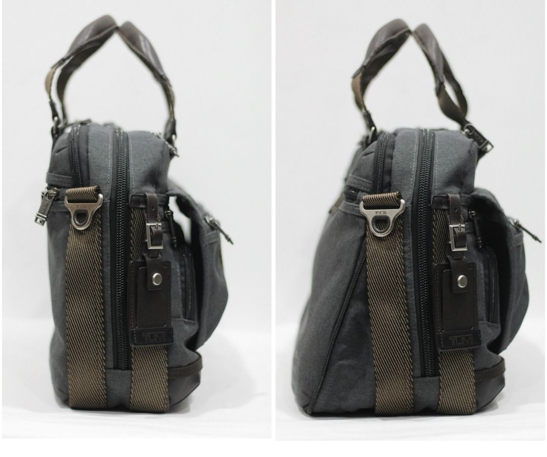 Vintage Tumi 222634AT2 Alpha Bravo Pinckney Expandable Flap Brief 17 laptop bag 15 pilot flight bag banker briefcase