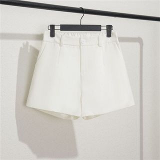 White Trouser Shorts (with Lining)