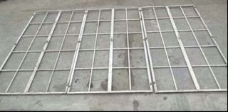 Window grills or can be used mounted on wall for climbing plants