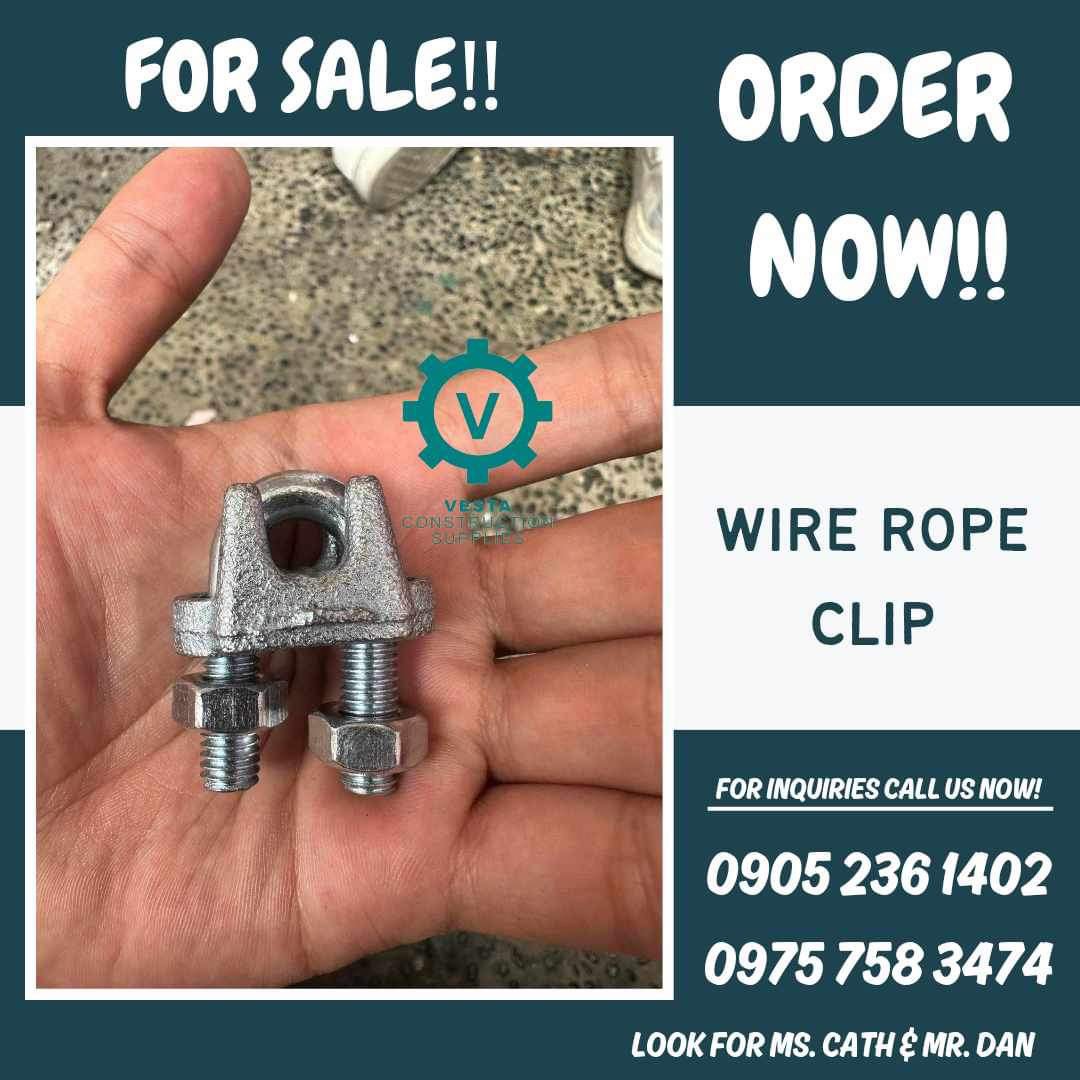 Wire Rope Clipe Wire rope clip, Commercial & Industrial, Industrial Equipment on Carousell