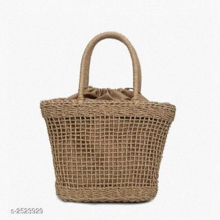 [SALE] Woven handbag, straw beach bag