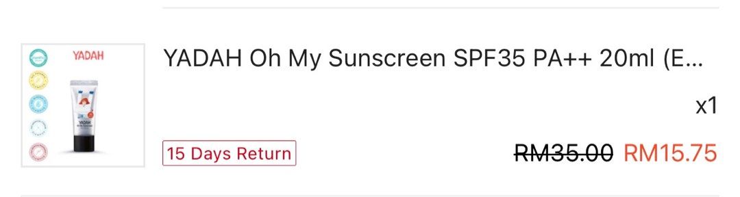 YADAH Oh My Sunscreen 20Ml, Beauty & Personal Care, Face, Face Care on ...