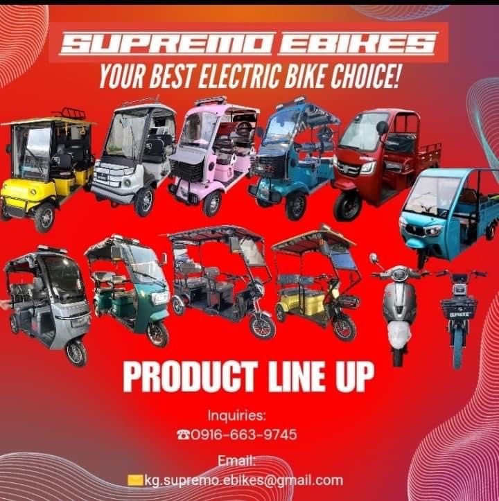 Your perfect Ebike! (Category: Motorbikes for Sale) located in Quezon City. Submitted by hellokg (Listing ID 1300252618, Image 3). Description: Discover Your Perfect Ebike! 🌟 Struggling to find the best and most reliable ebike brand? Your search ends here! 🎉 At Supremo Ebikes, we specialize in providing the best and safest ebikes for you and your family! We deliver the perfect ebike to enhance your Ebike cruising experience. Our extensive Ebike