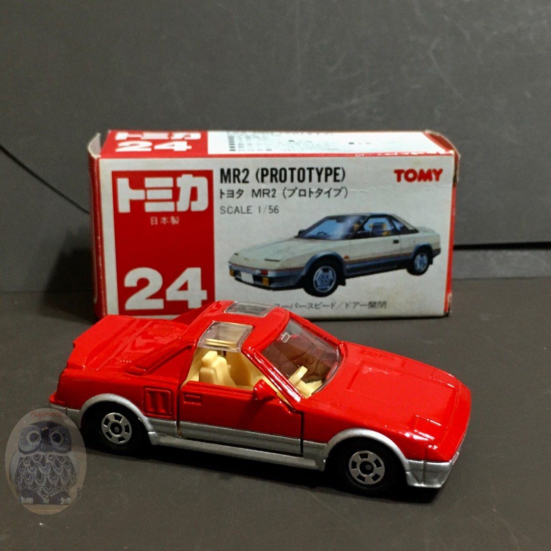 1984第一版Tomica No.24 MR2 (Prototype)日本製造1:56模型車Made