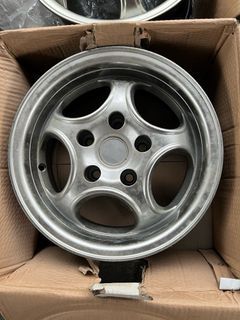 1pc for spare only 14” R-Wheels Napre mags used 5Holes pcd 114