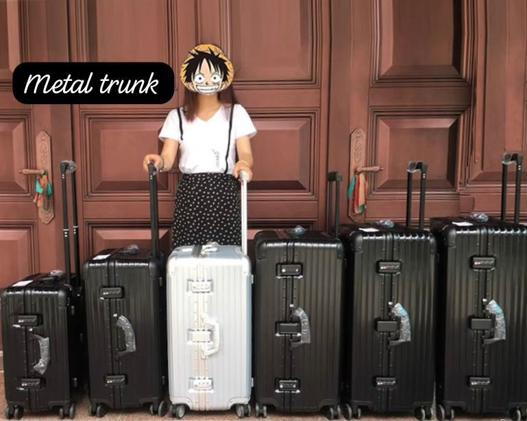 32” Aluminium Metal Trunk Luggage Baggage / TSA lock Extra Large ...