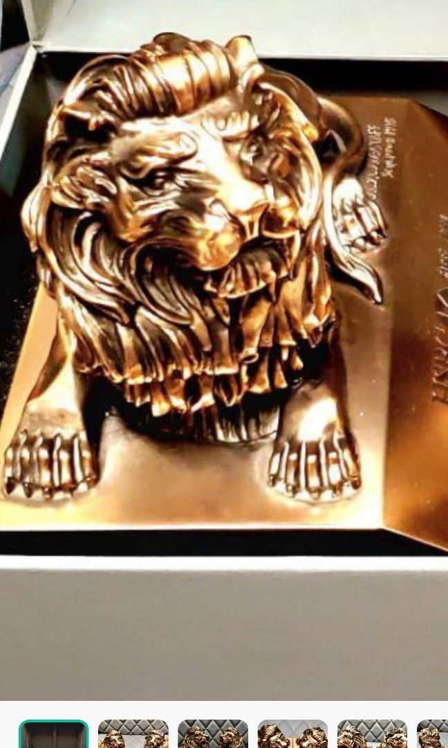 滙豐銀行，金色獅子左右一對, 興趣及遊戲, 收藏品及紀念品, 古董