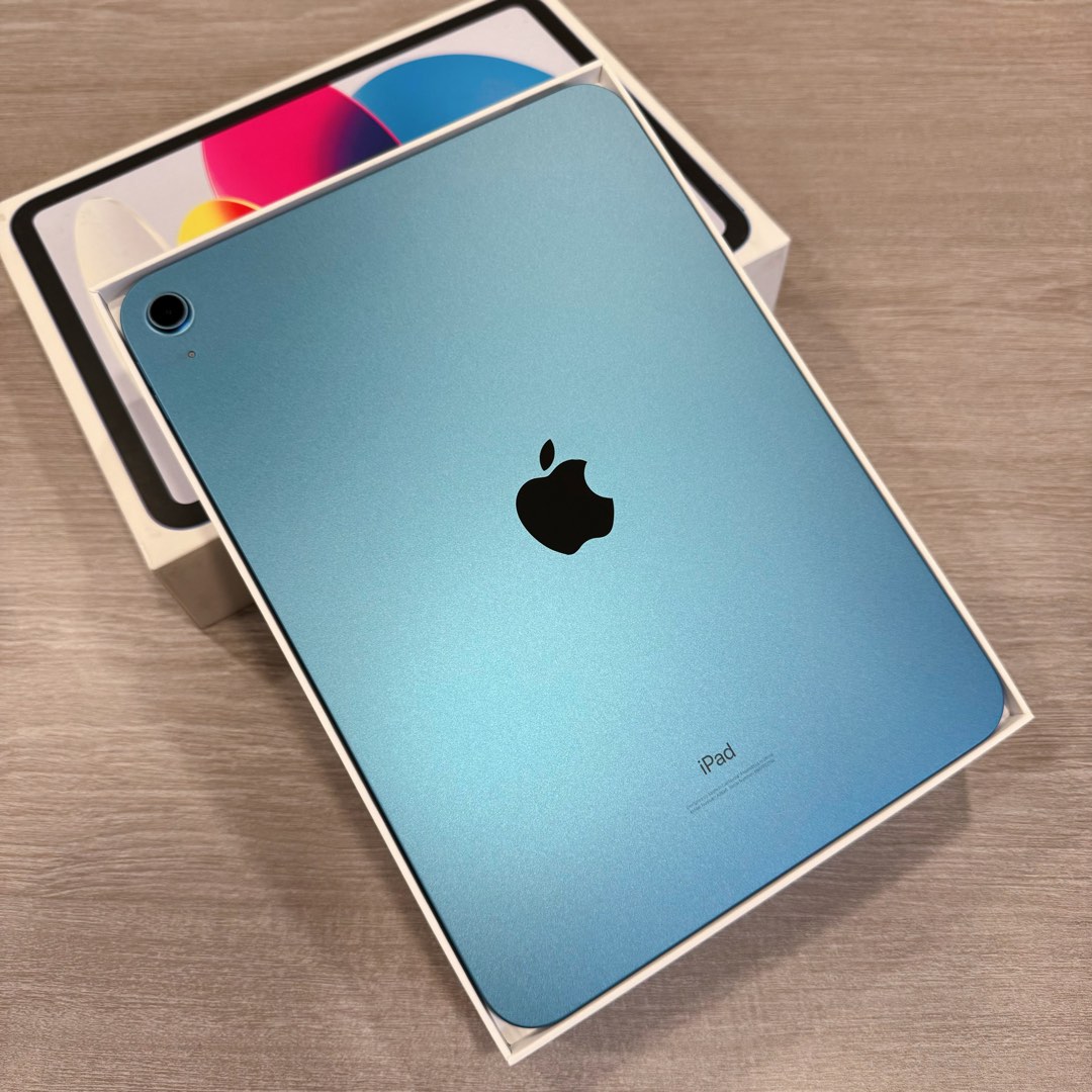 [僅拆封未啟用 保固一年] iPad10 256G WiFi 藍色, 手機及配件, 平板電腦, 平板電腦 - iPad在旋轉拍賣