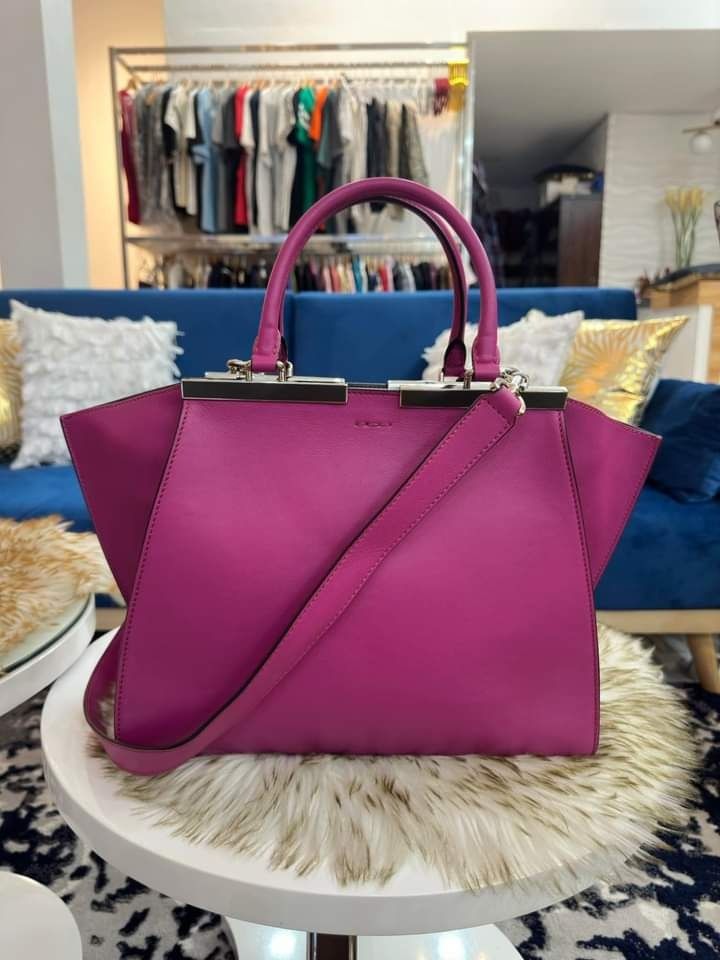 Fendi 3Jours Fuschia Top Handled Bag Luxury Bags Wallets on Carousell