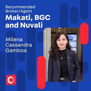 🔥 RECOMMENDED BROKER/AGENT FOR MAKATI, BGC, NUVALI, AYALA GREENFIELD ESTATES