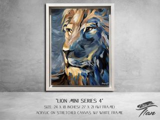 Abstract Painting “Lion Mini Series 4”