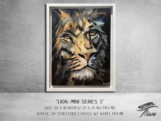 Abstract Painting “Lion Mini Series 5”