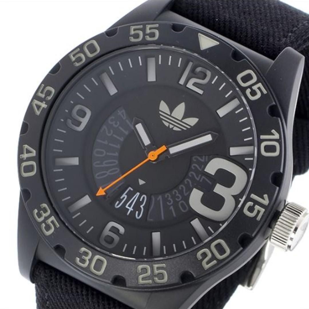 Adidas originals men's adh3157 black strap watch outlet