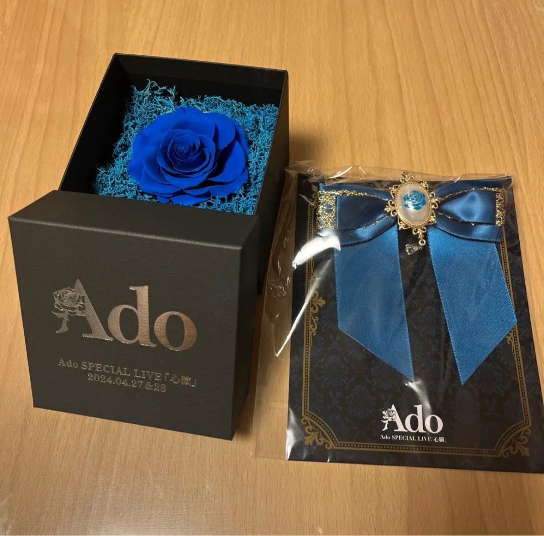 新販売Ado 心臓VIP オリジナル青薔薇プリザーブドフラワー 特典 