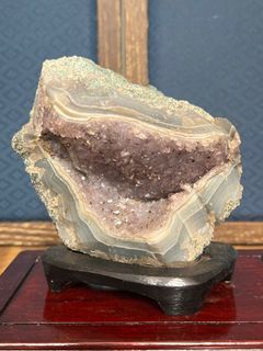 Agate Amethyst Viewing Stone