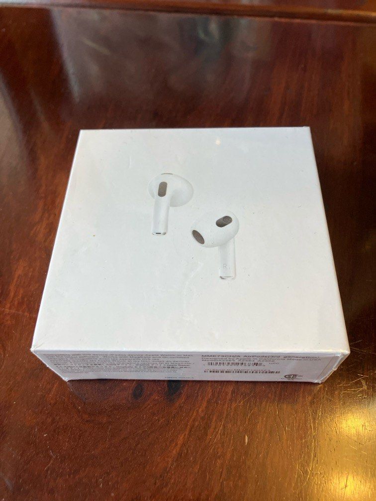 Apple AirPods 3 原裝未拆封無單據, 手提電話, 電話及其他裝置配件 