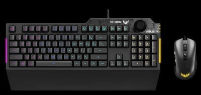 ASUS TUF GAMING K1 MECHANICAL KEYBOARD & M3 OPTICAL WIRED MOUSE COMBO (BLACK)