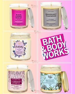 Authentic BBW Bath and Body Works CANADA | Single Wick Candle