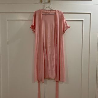 Authentic Gilligan&Omalley Pastel Pink Bath Robe/Night Robe/Sleep Wear (READ DESCRIPTION)