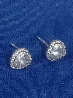 Authentic Pandora Heart Earrings