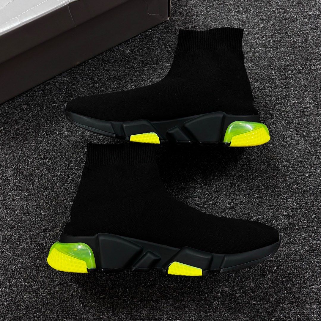 Balenciaga speed trainer lime green shop