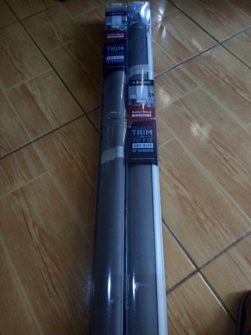 Band New 2pcs - Shades (Roller Blind Blackout) (Category: Curtains & Blinds) located in Manila. Submitted by loftmoo (Listing ID 1300292145, Image 1). Description: WTS (Want To Sell) Band New 2pcs - Shades (Roller Blind Blackout) Purchase: Ace (San Mateo) - 04/21/24 Size: 80X120 Color: Gray RFS (Reason For Selling) - wrong size Price: 1400 each pm nlng po. thanks.