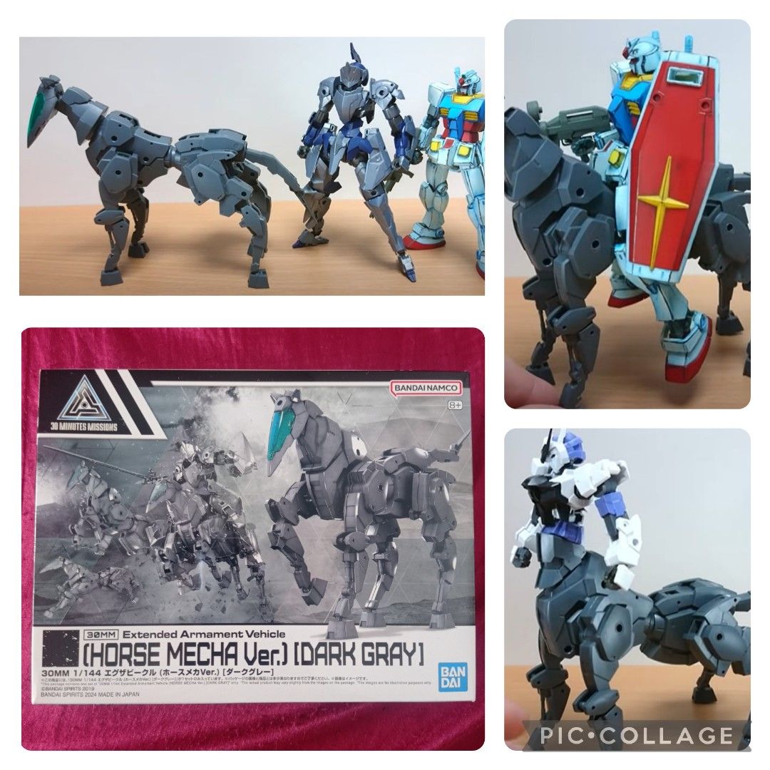 Bandai 30mm Horse 1/144 Gundam mecha robot model kit toys action figure collect (Category: Gundam & Model Kits) located in Cavite. Submitted by danielartifox (Listing ID 1300307537, Image 1). Description: 💛P850 Bandai 30mm Horse 1/144 Bnew Unbuilt Rx 78 and 30mm knights is for reference only Location: Dasmarinas Cavite, Gasso Dbb f.