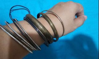 Bangles and necklace take all