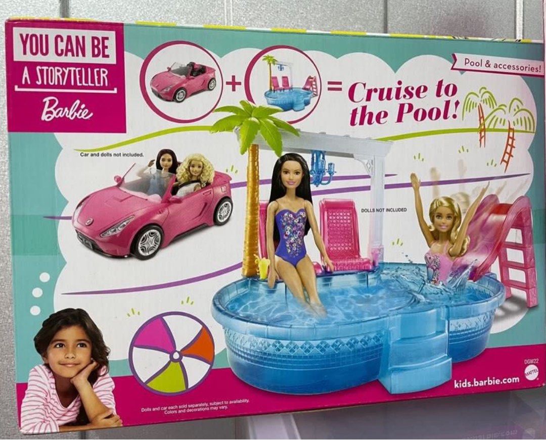 Barbie Pool Slide Hobbies Toys Toys Games on Carousell