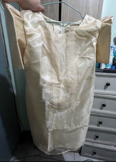 Barong Fabric Filipiniana Dress - 5XL