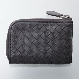 Bottega Veneta Intre Genuine Leather Bifold Card Wallet with Key Ring