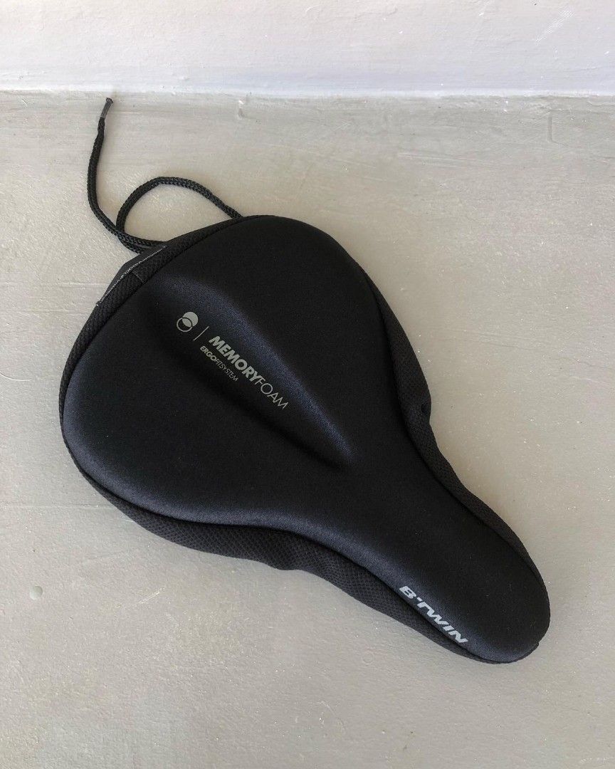 BTWIN 500 memory foam cover saddle, Fesyen Pria, Aksesoris