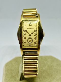 BULOVA 10k Gold-filled Art Deco Vintage unisex Preloved Watch