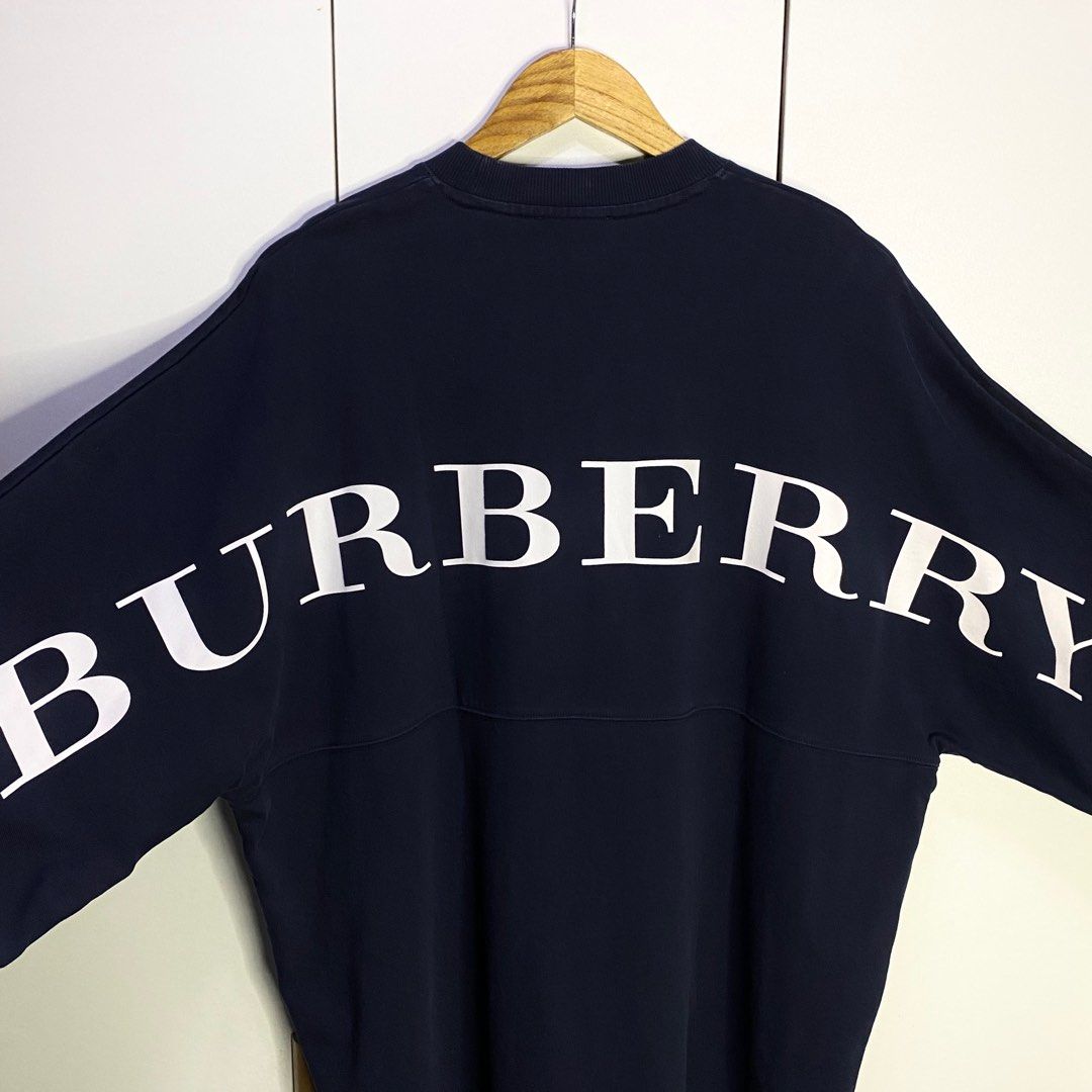 Burberry Spellout Pullover Sweater XL Men s Fashion Coats Jackets and Outerwear on Carousell