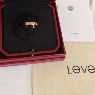 Cartier love ring rose gold
