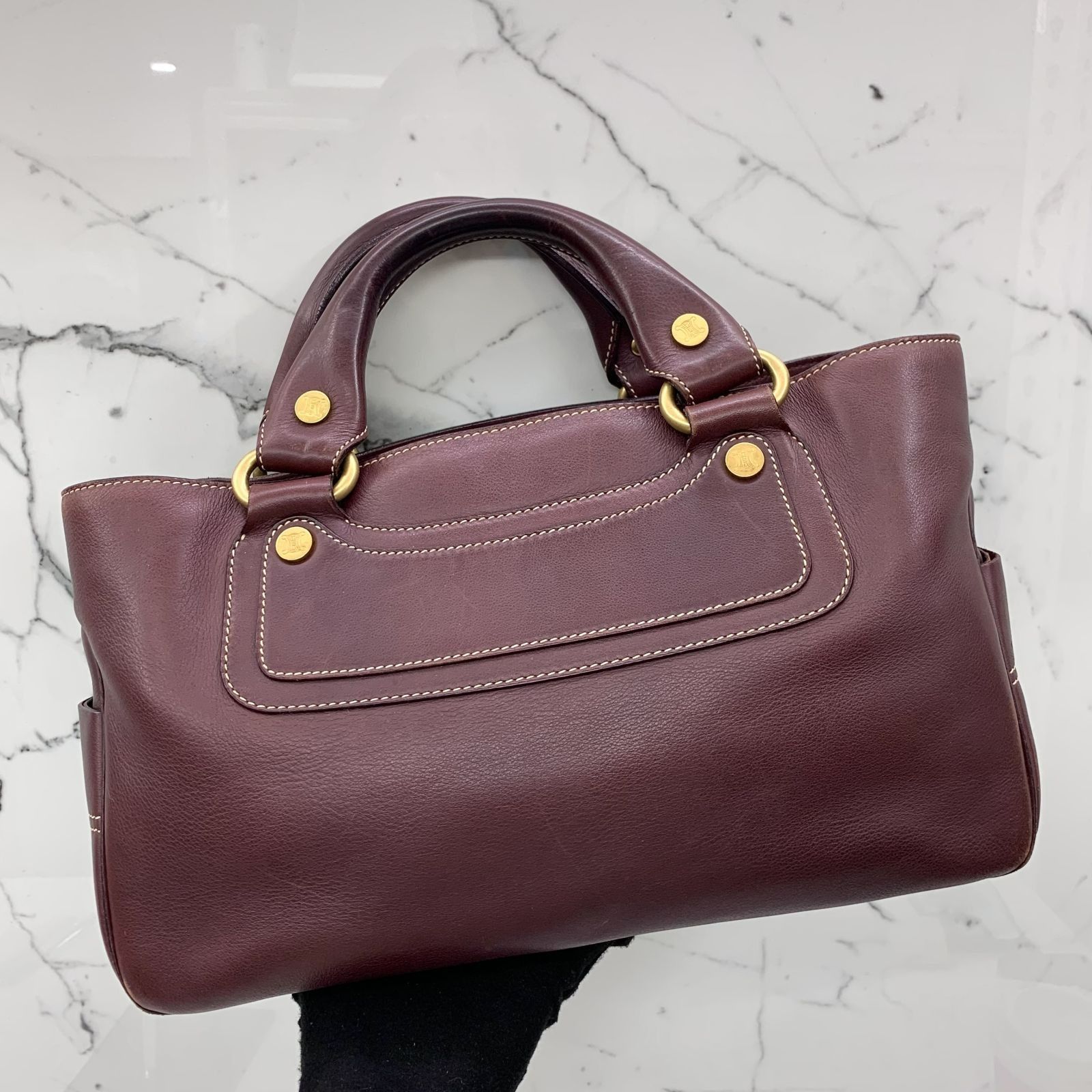 CELINE BOOGIE MAROON HANGBAG 247016911 GI