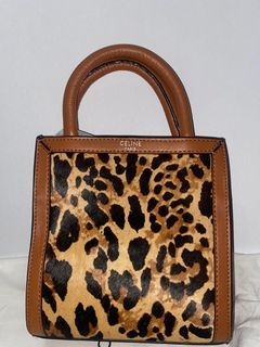 Celine (CLN) Jaguar Print Shoulder Bag