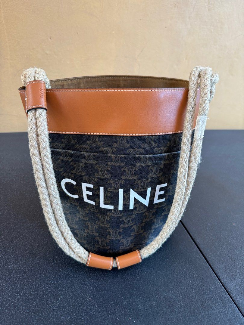 Celine St. Tropez open bucket bag (Category: Luxury Bags & Wallets) located in Cavite. Submitted by zen_nikki724 (Listing ID 1300323181, Image 1). Description: Kindly see photos to see condition of the bag. Like new condition. Not Guaranteed Authentic, hence the price. No major flaws, clean inside & out. No dustbag, no box, only the bag. **NO RETURN, NO EXCHANGE policy** RFS: Decluttering Price is for the bag only, shipping c/o buyer. Location: �