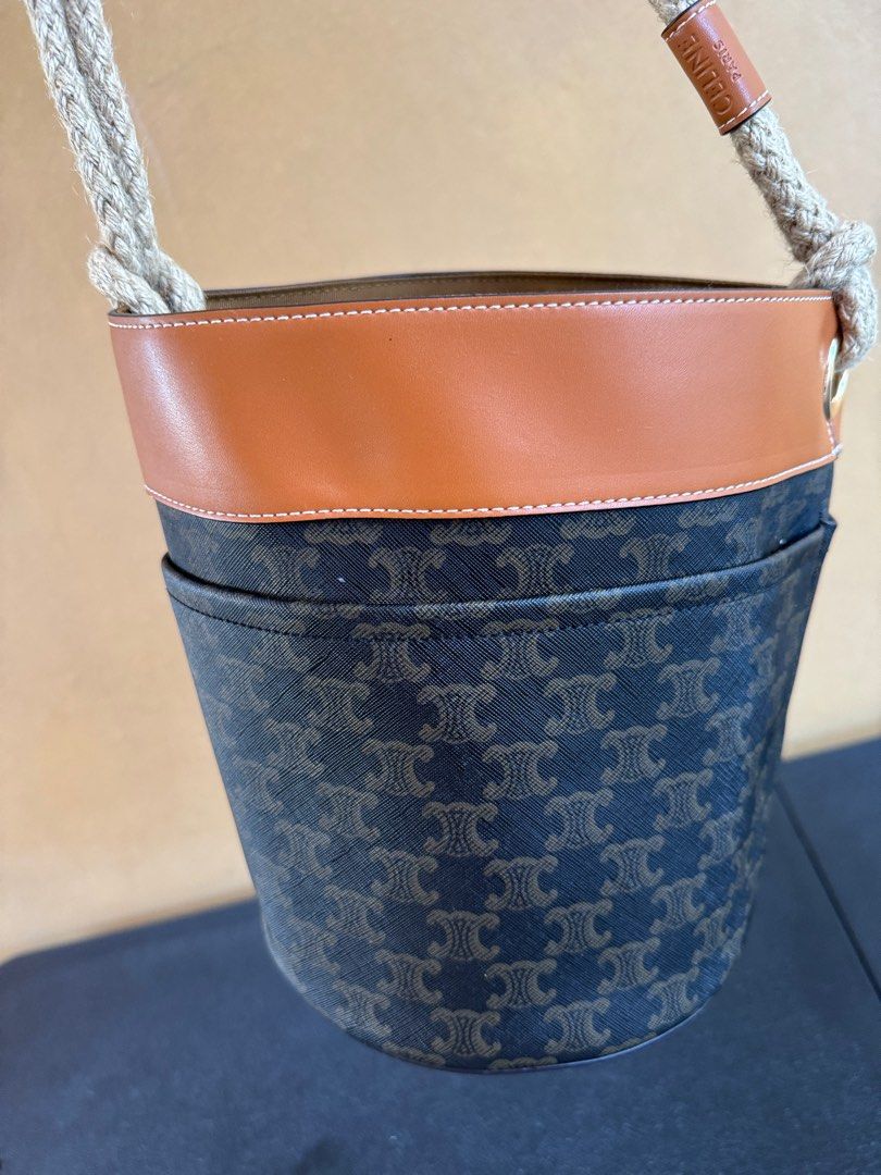 Celine St. Tropez open bucket bag (Category: Luxury Bags & Wallets) located in Cavite. Submitted by zen_nikki724 (Listing ID 1300323181, Image 3). Description: Kindly see photos to see condition of the bag. Like new condition. Not Guaranteed Authentic, hence the price. No major flaws, clean inside & out. No dustbag, no box, only the bag. **NO RETURN, NO EXCHANGE policy** RFS: Decluttering Price is for the bag only, shipping c/o buyer. Location: �