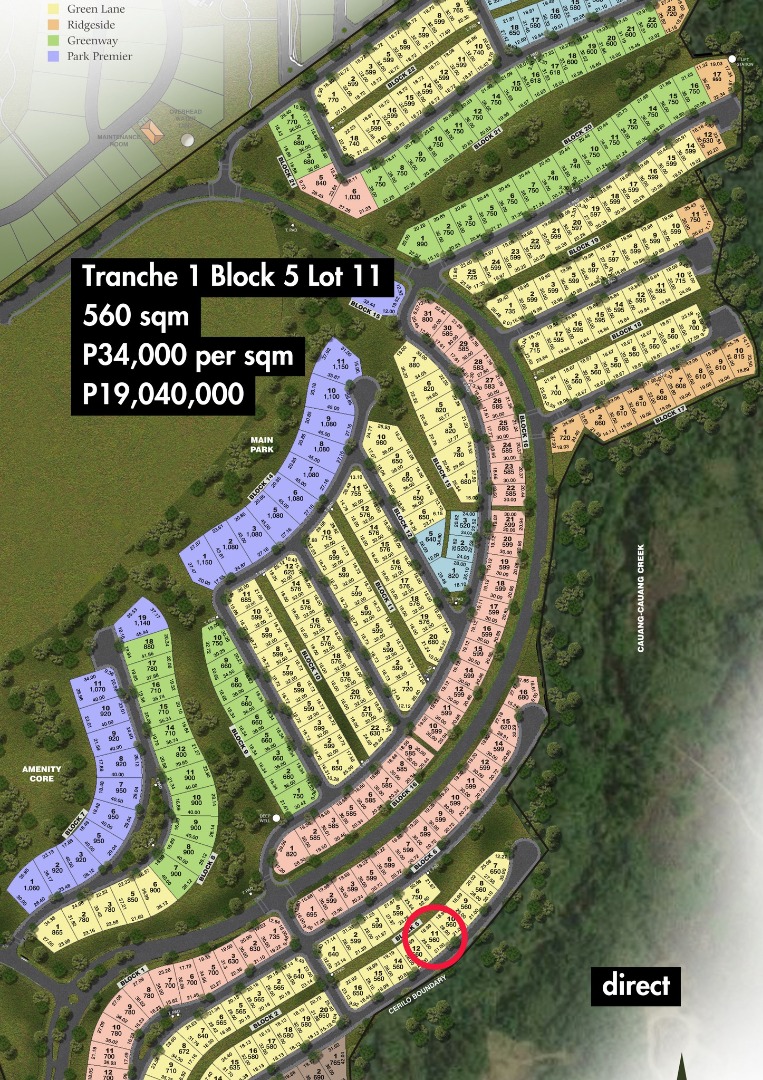 Cerilo, Nuvali,, Property, For Sale, Lot on Carousell