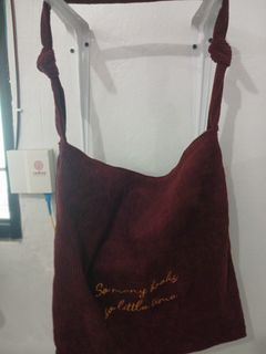 Corduroy Tote Bag Pre-loved
