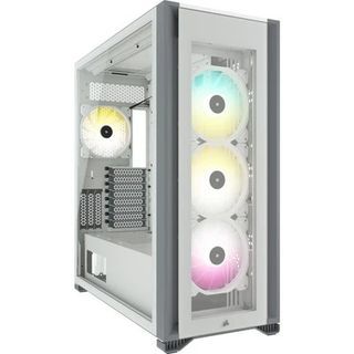 CORSAIR ICUE 7000X RGB TEMPERED GLASS FULL-TOWER ATX PC CASE (WHITE)