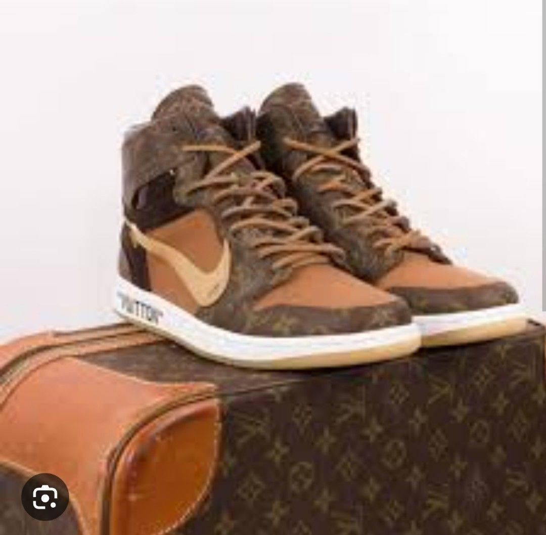 Custom Made Louis Vuitton LV Jordan 1 OFF White Carousell