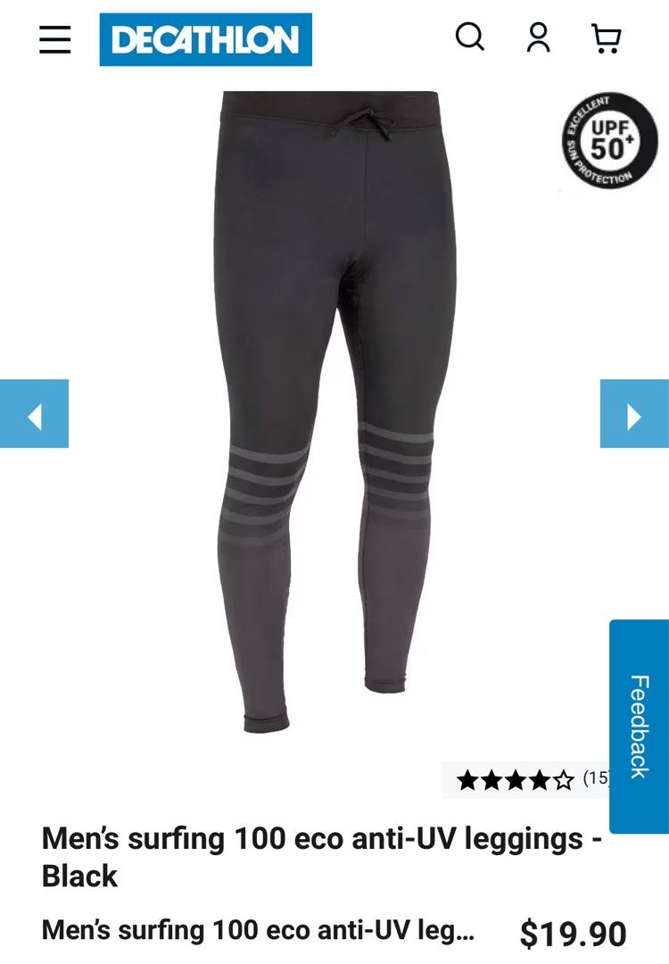 Decathlon Swim leggings Men s Fashion Activewear on Carousell