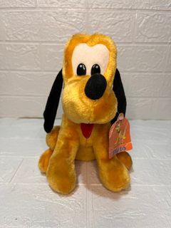 Disney Classic Pluto The Yellow Dog Vintage Plush/Stufftoy