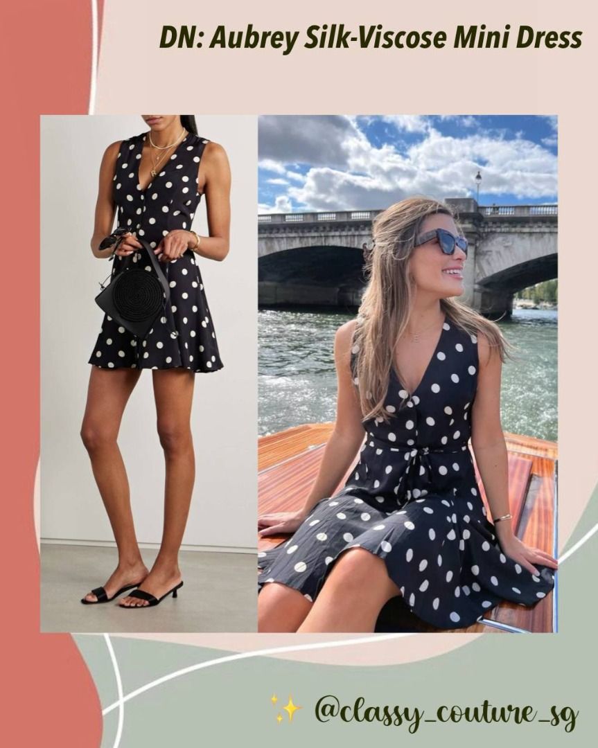 Doen Aubrey Silk-Viscose Mini Dress, Women's Fashion, Dresses & Sets,  Dresses on Carousell