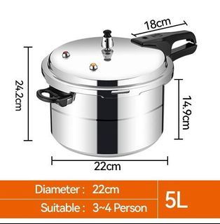 Dual-purpose pressure cooker for gas stove and induction cooker