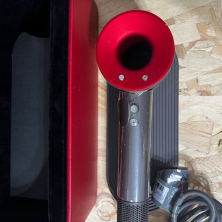 Dyson Supersonic hair dryer in red