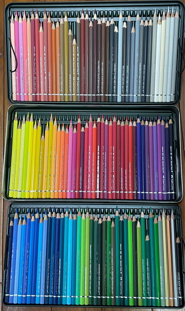 FABER-CASTELL 藝術專家水彩色鉛筆120色, 書籍、休閒與玩具, 文具 